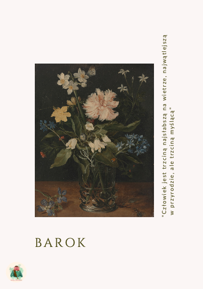 Barok – wiersze barokowe, marinizm, koncept (myślownik)