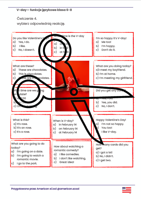 Walentynki klasa 6-8 - gotowa lekcja