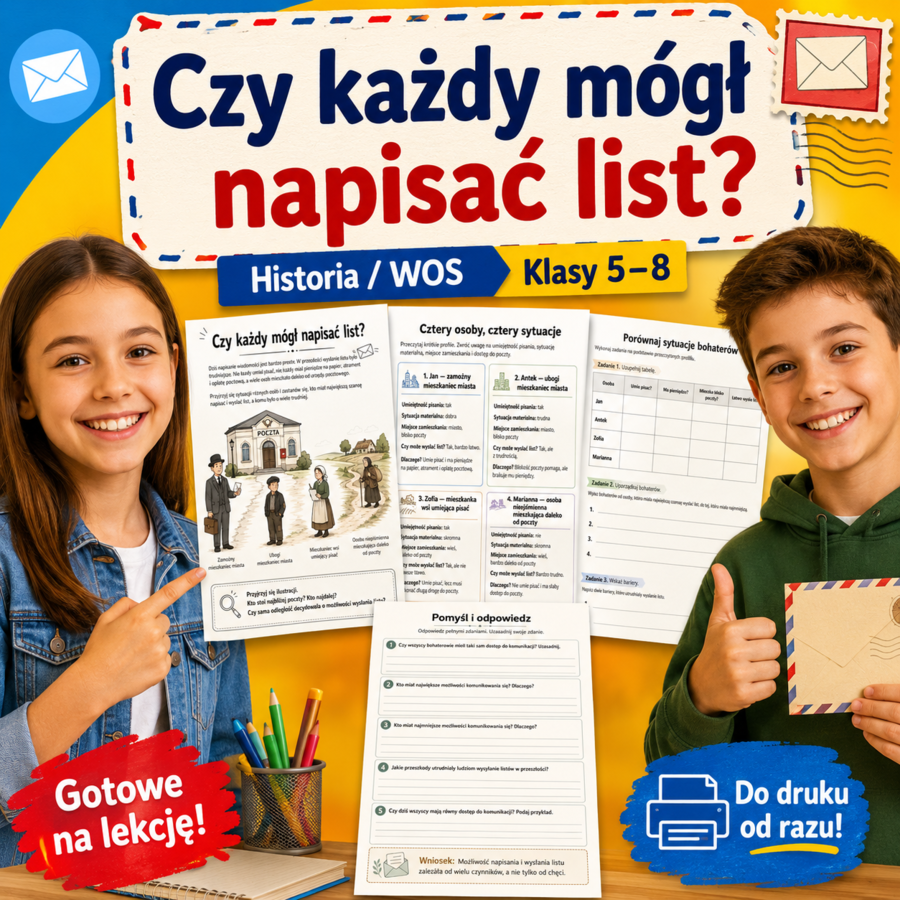 Czy każdy mógł napisać list?