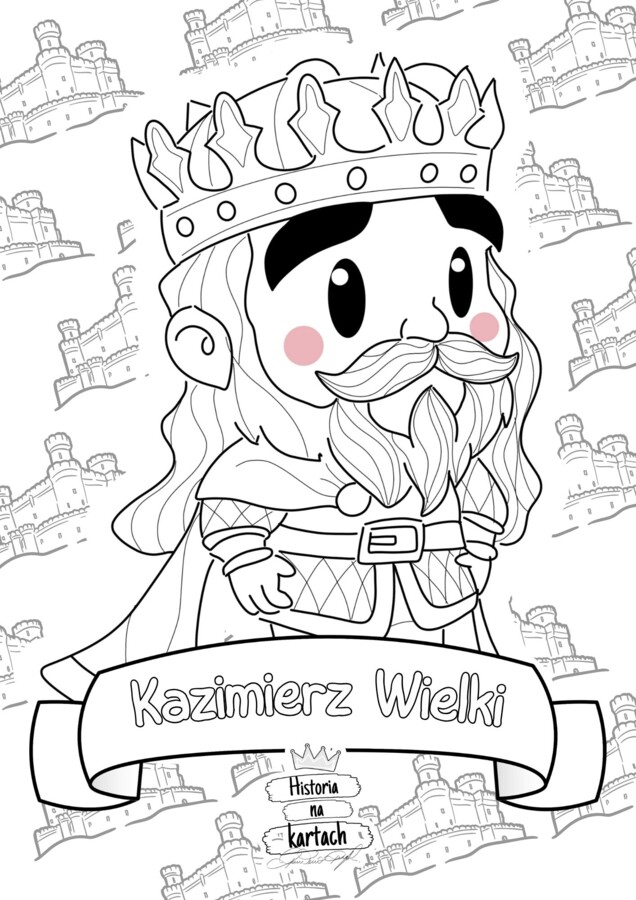Historia dla najmłodszych. Kolorowanki i łamigłówki z bohaterami Polski.