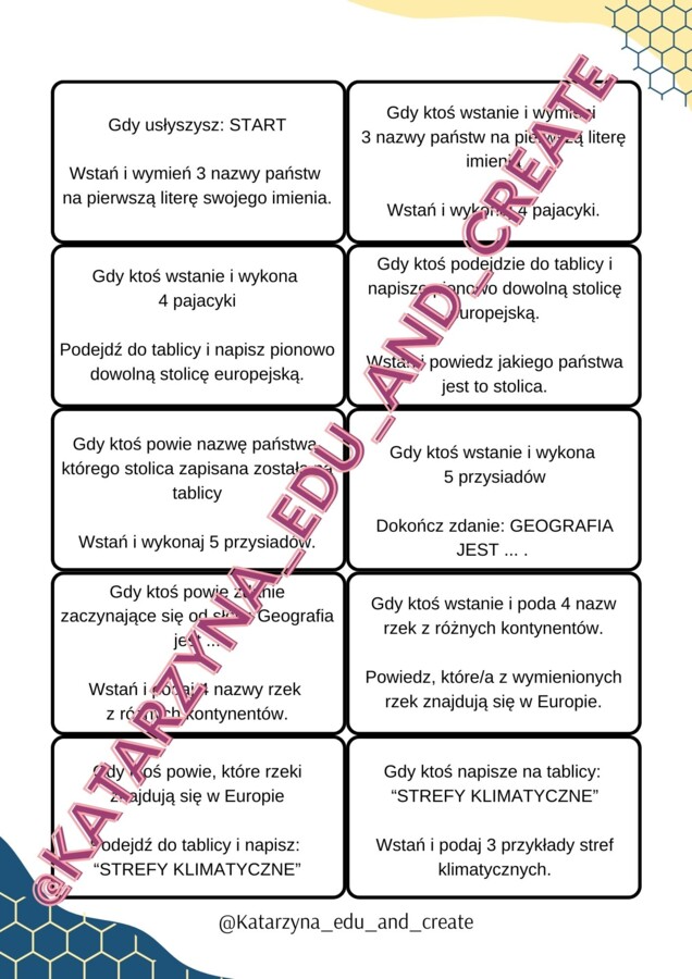 Test na czujność - część 3 geograficzna