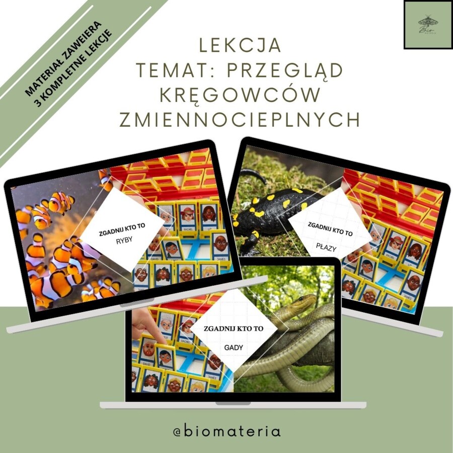 Przegląd kręgowców zmiennocieplnych