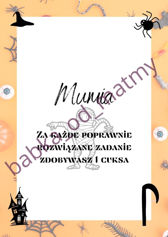 Matematyczno - logiczne zadania na Halloween 2022!