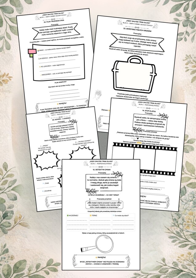 Ogólnopolski Dzień Walki z Depresją, Pakiet dla klas 4-8