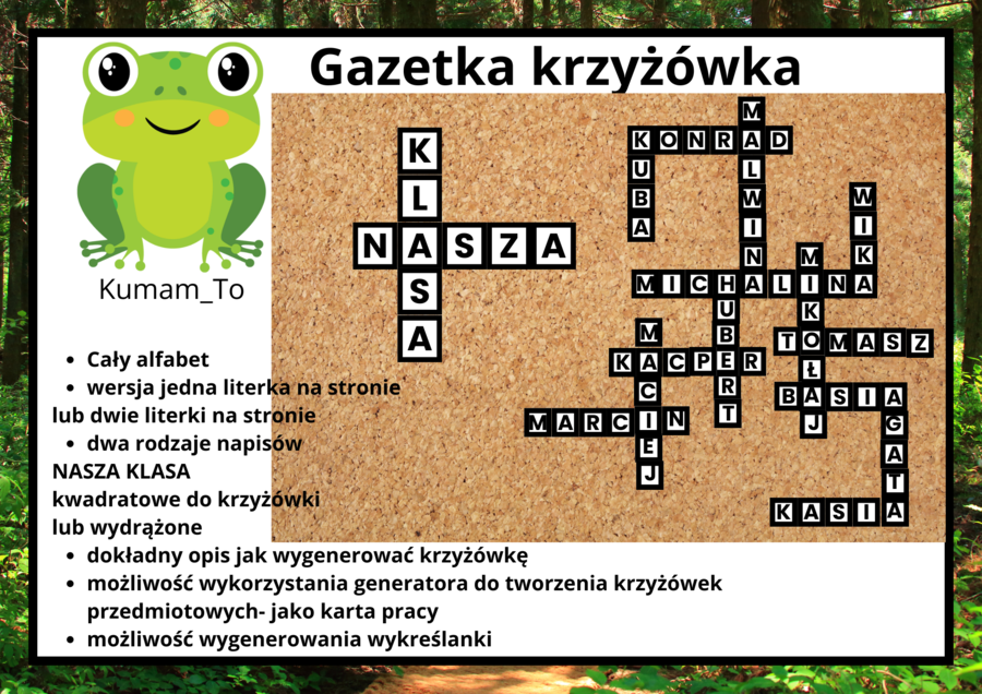 Gazetka- KRZYŻÓWKA