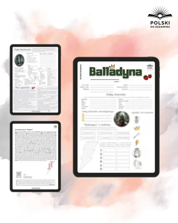 Lektury Obowiązkowe do Egzaminu Ósmoklasisty 📚 | Pakiet Kart Pracy PDF + 3 bonusy