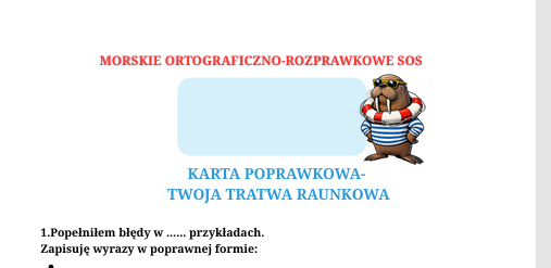 Trenuj z MORSEM. Ortografia i rozprawka w jednym pakiecie materiałów.