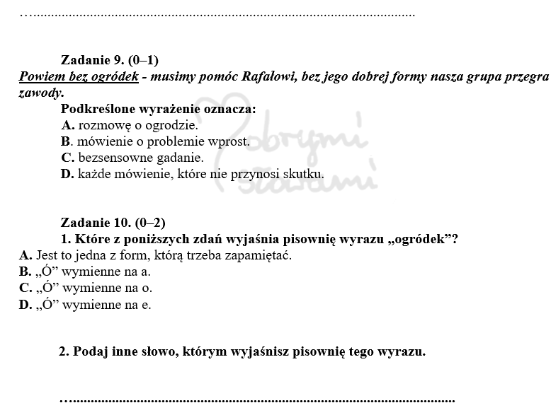 Tajemniczy ogród. Karta pracy