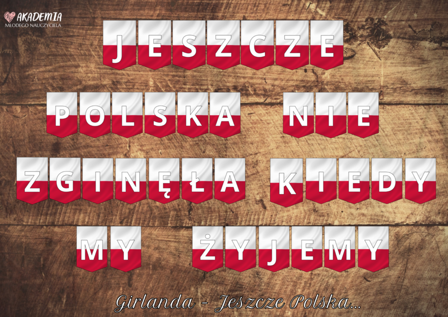 GIRLANDA - ŚWIĘTA NARODOWE - ŚWIĘTA MAJOWE