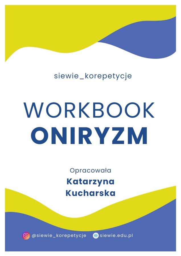Workbook z oniryzmu