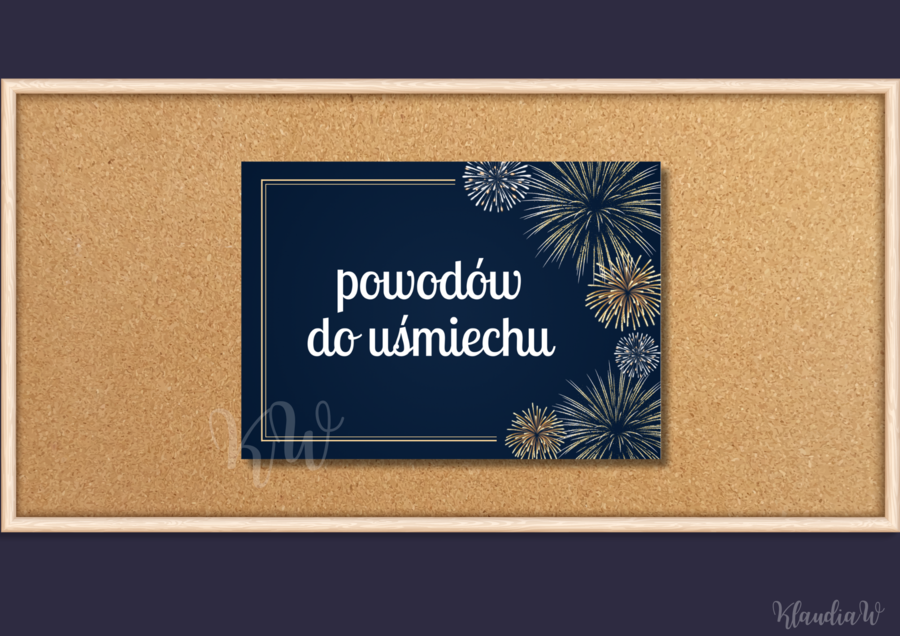 Gazetka z życzeniami na Nowy Rok - wersja 1