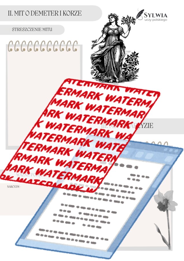 📒Notatnik maturalny mitologia grecka