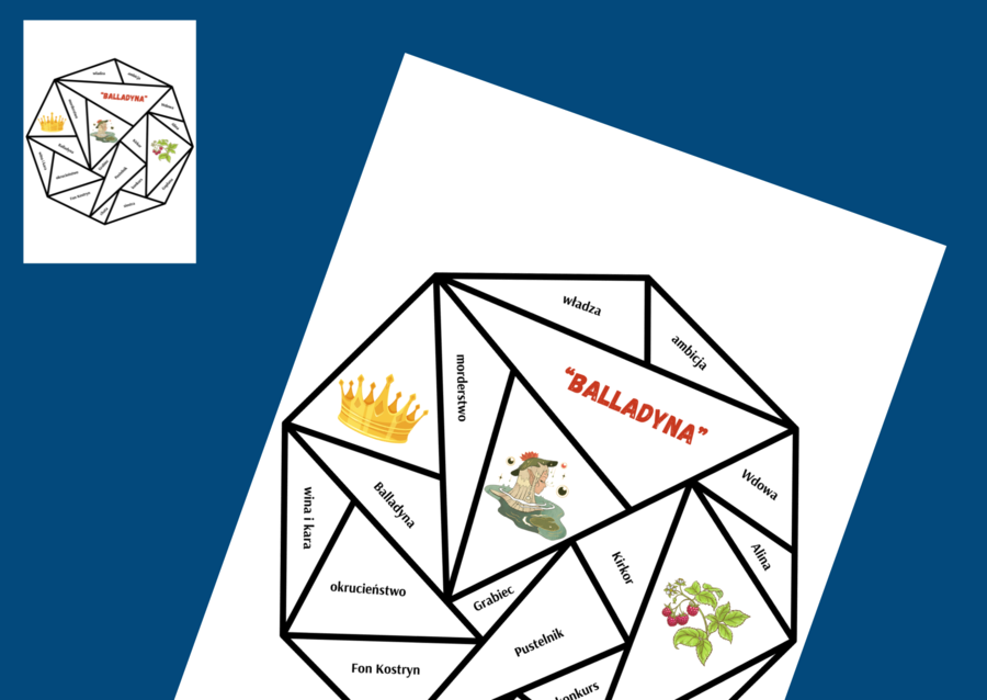 BALLADYNA – układanka – puzzle – egzamin – powtórka