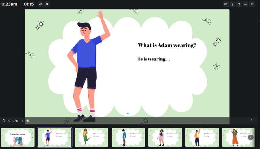 What are they wearing? - Clothes