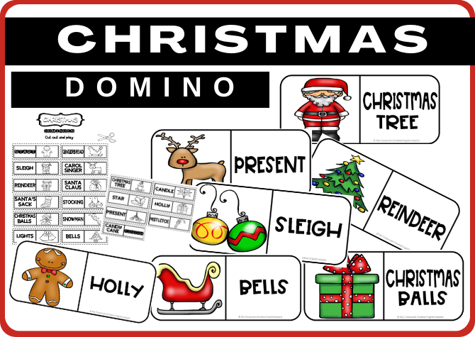 CHRISTMAS - DUŻE DOMINO