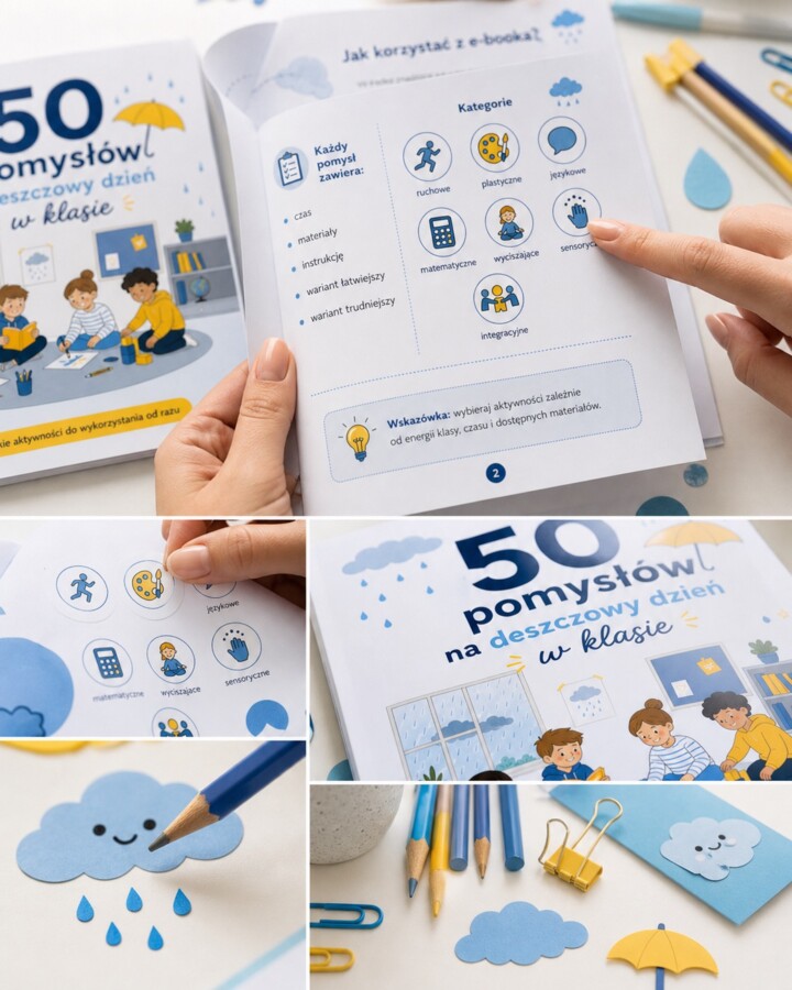 50 pomysłów na deszczowy dzień w klasie