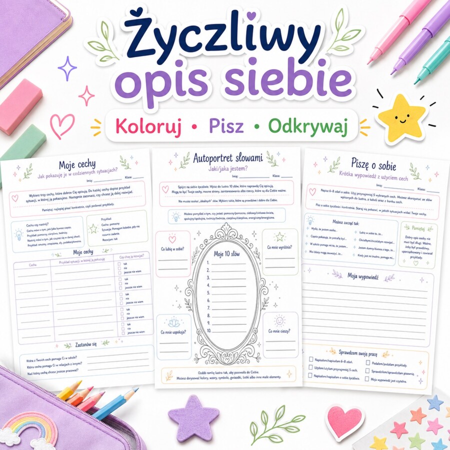 Autoportret słowami - jaki / jaka jestem?