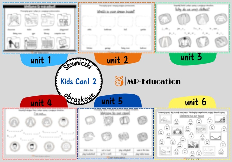 Kids Can! 2 - słowniczki obrazkowe