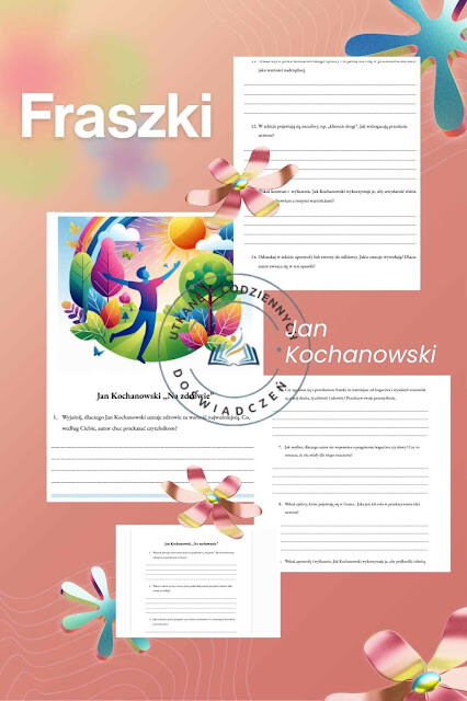 Fraszki Kochanowskiego– gotowy materiał do pracy z tekstem literackim