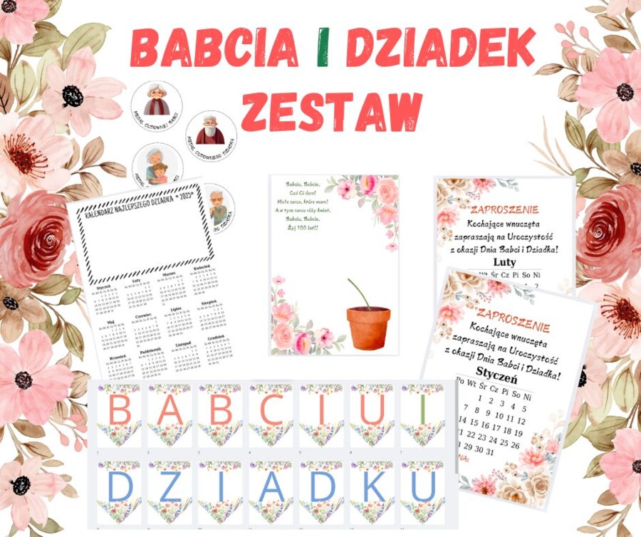 Dzień Babci i Dziadka - ZESTAW
