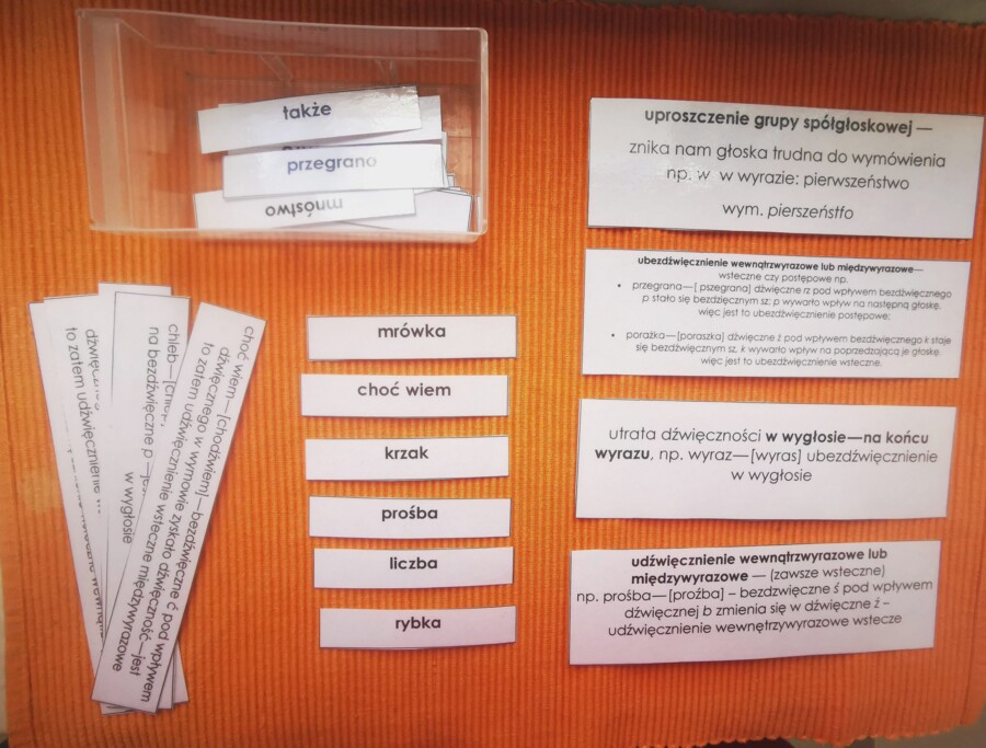 Fonetyka - udźwięcznienie, ubeździęcznienia