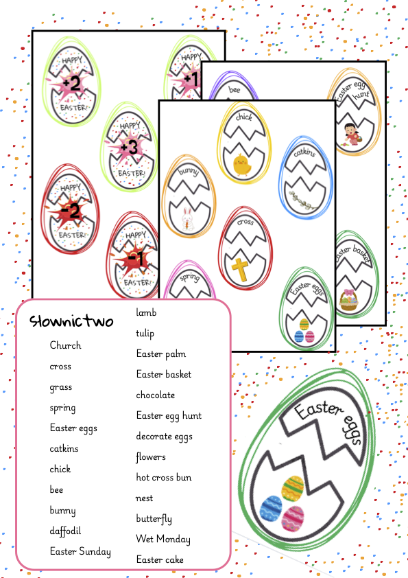 EASTER EGG HUNT (memory, kaboom)