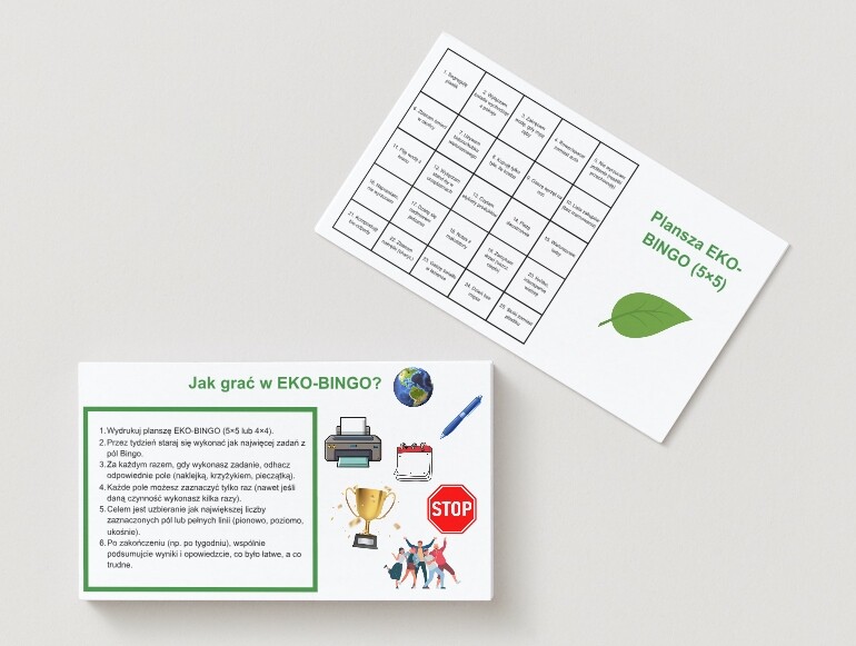 „Eko-bingo” z codziennymi nawykami