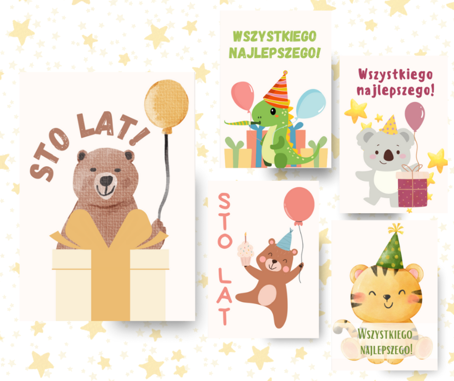 KARTKI URODZINOWE