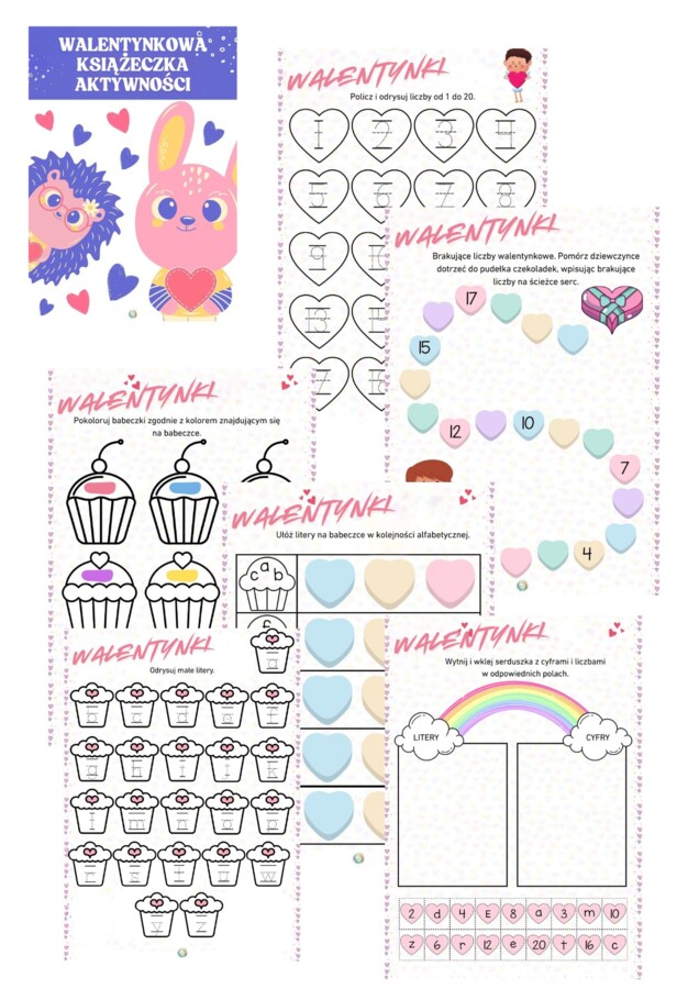 WALENTYNKOWA KSIĄŻECZKA AKTYWNOŚCI