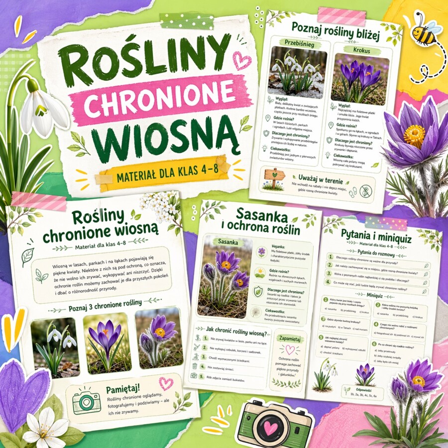 Rośliny chronione wiosną