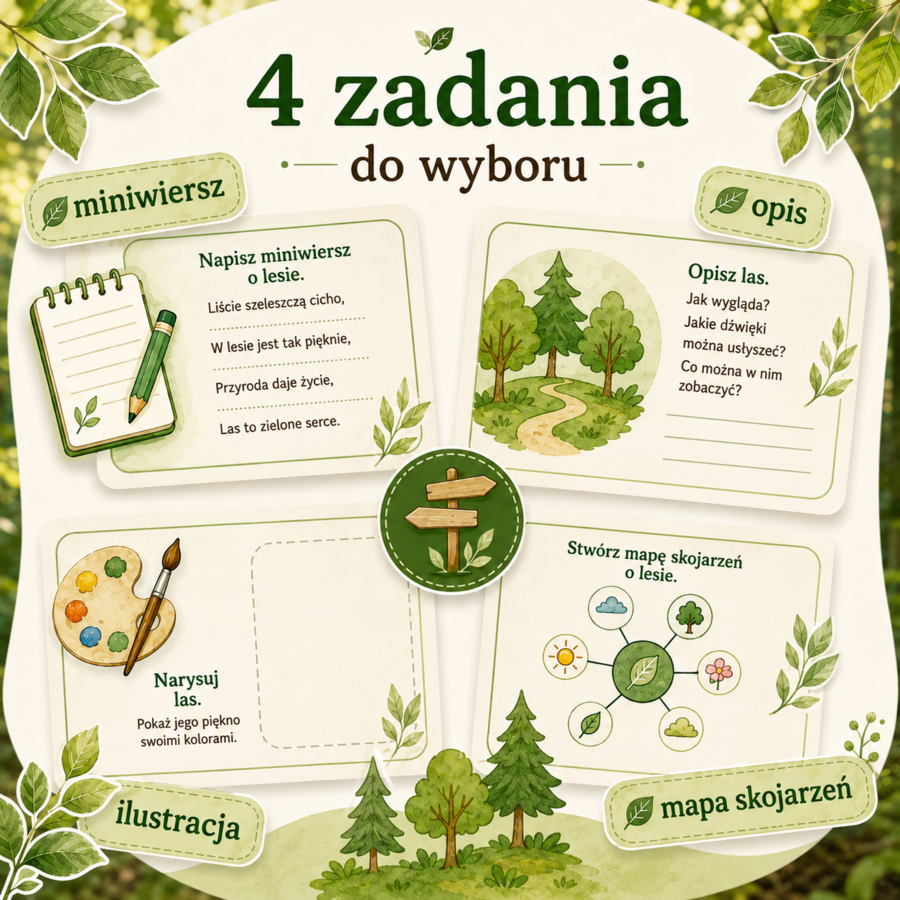 Prezentacja na lekcję. "O lasach".