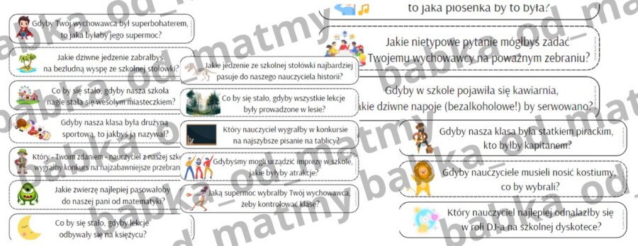 KLASOWE CHICHOTKI - integracja i kreatywność na początek roku szkolnego (i nie tylko...!)