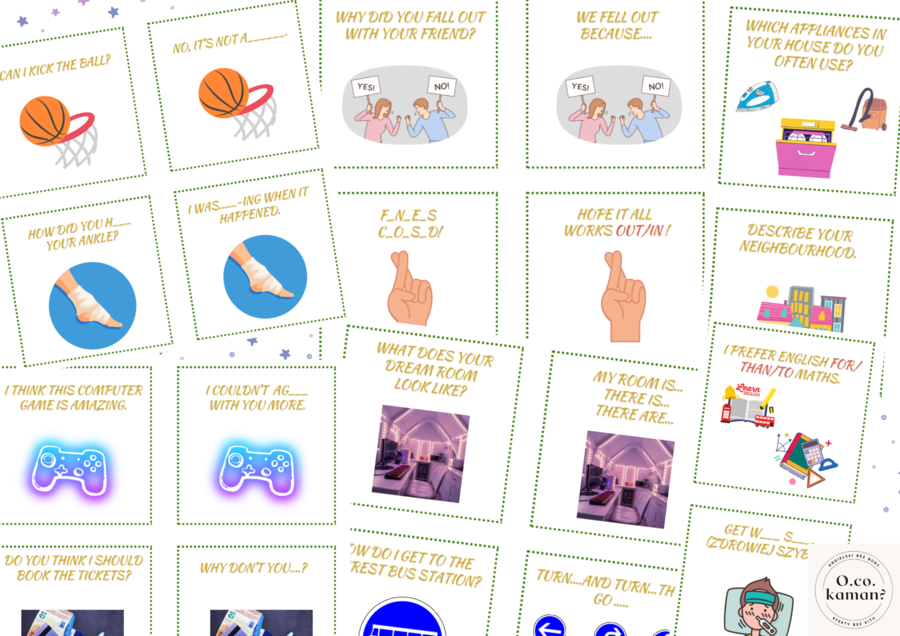 egzamin ósmoklasisty-język angielski, funkcje językowe