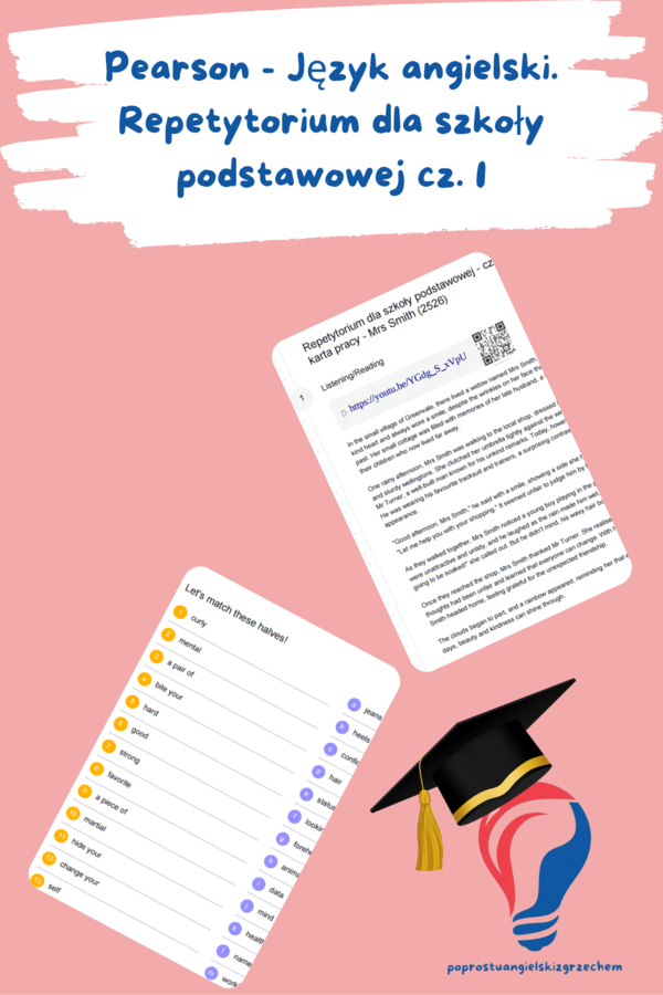 Repetytorium dla szkoły podstawowej cz. 1 (Pearson) – Unit 4 – karta pracy