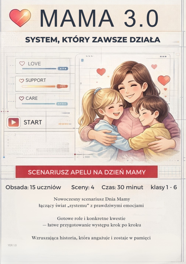 Mama 3.0 scenariusz apel Dzień Mamy