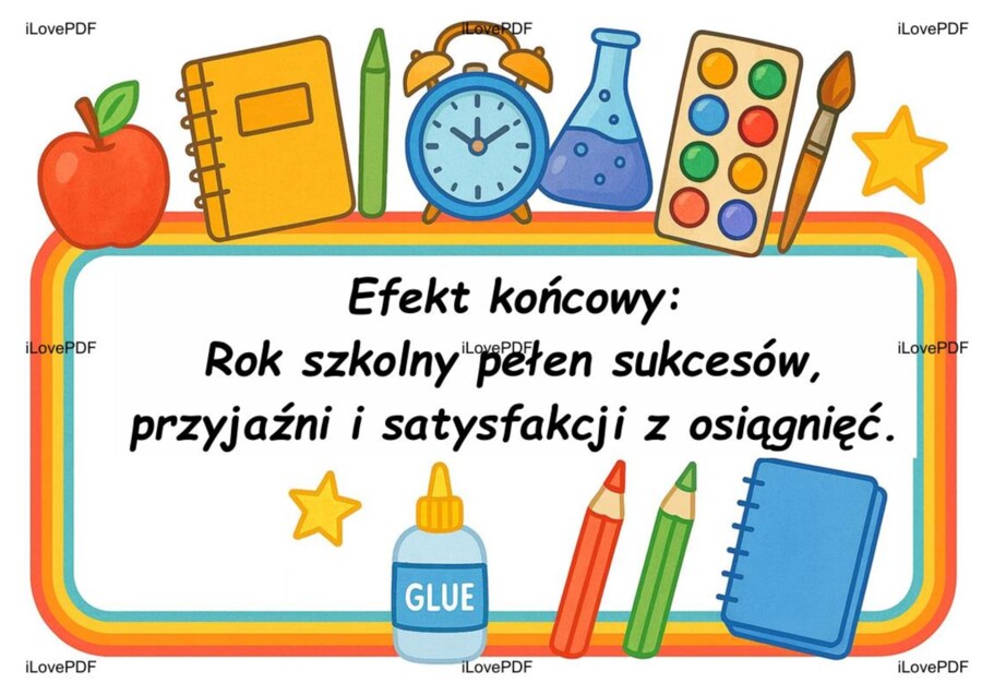 Przepis na udany rok szkolny