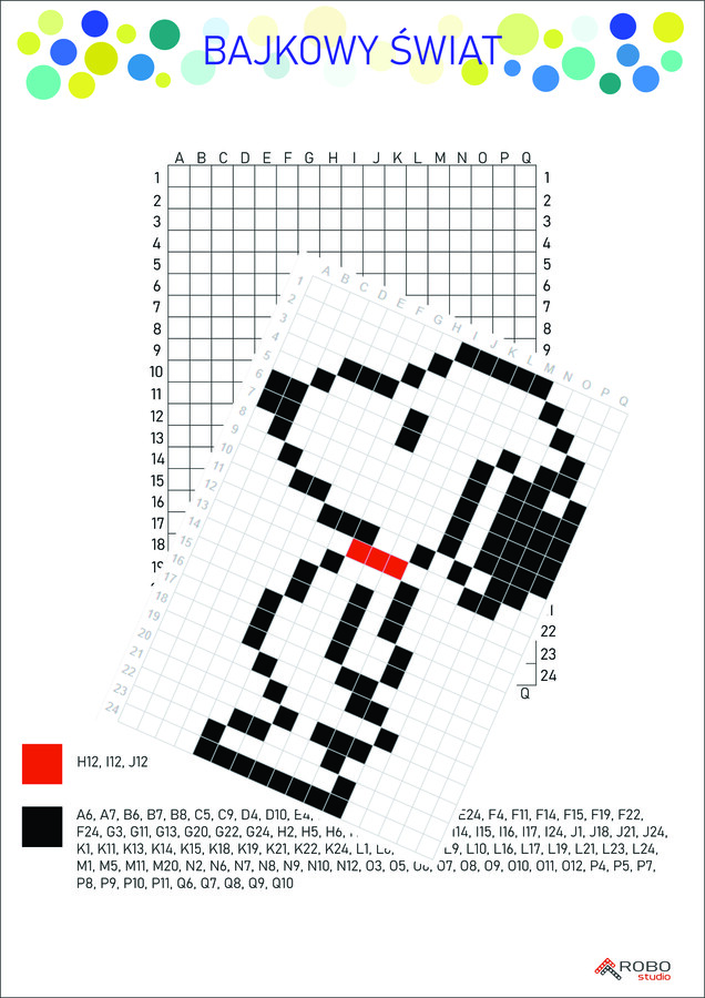 Odkoduj postacie z bajek, Peppa, Minionki, Olaf, Myszka Miki, Snoopy, kodowanie, kodowanka, dyktando graficzne