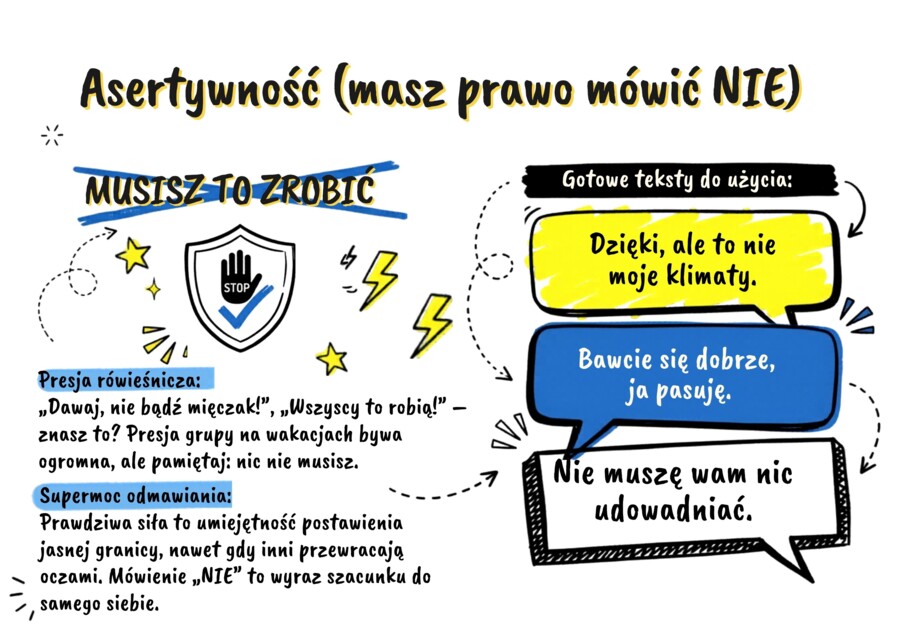 WAKACYJNY PLECAK SUPERMOCY - zestaw materiałów