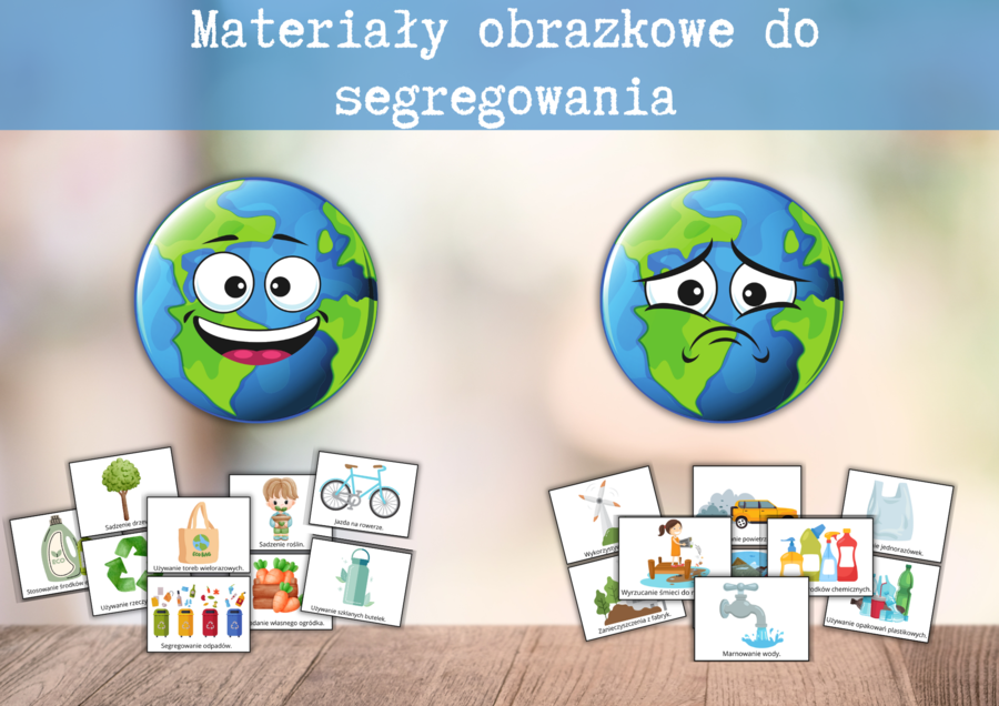 DZIEŃ ZIEMI - MATERIAŁY DO SEGREGOWANIA - SEGRAGACJA