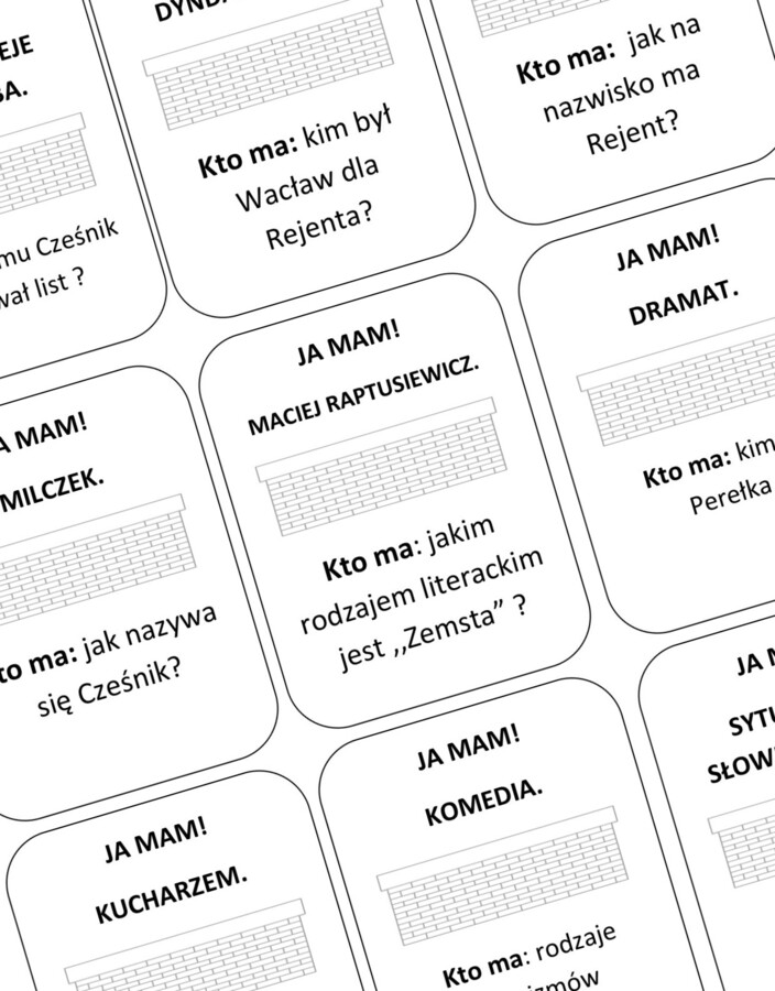 Kto ma...Ja mam ZEMSTA - Aleksander Fredro