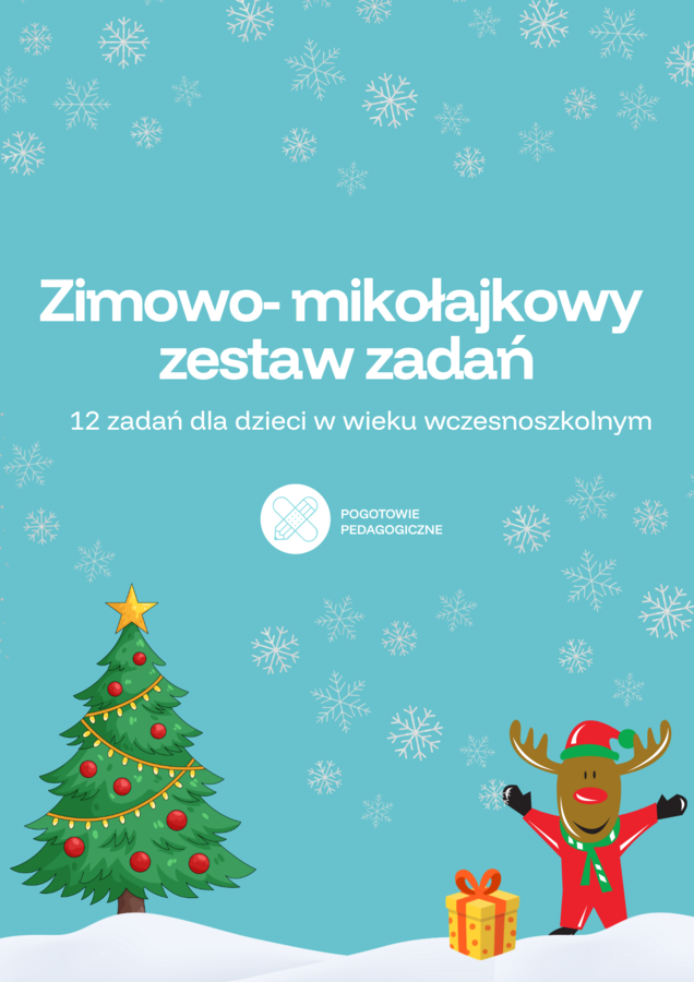 Zimowy zestaw zadań dla uczniów klas 1-3