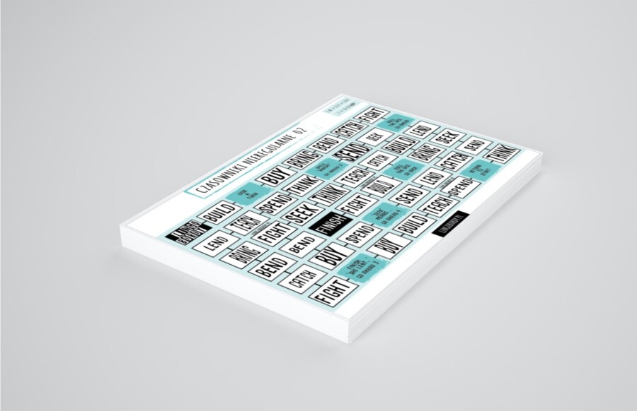 CZASOWNIKI NIEREGULARNE 02 - gra planszowa