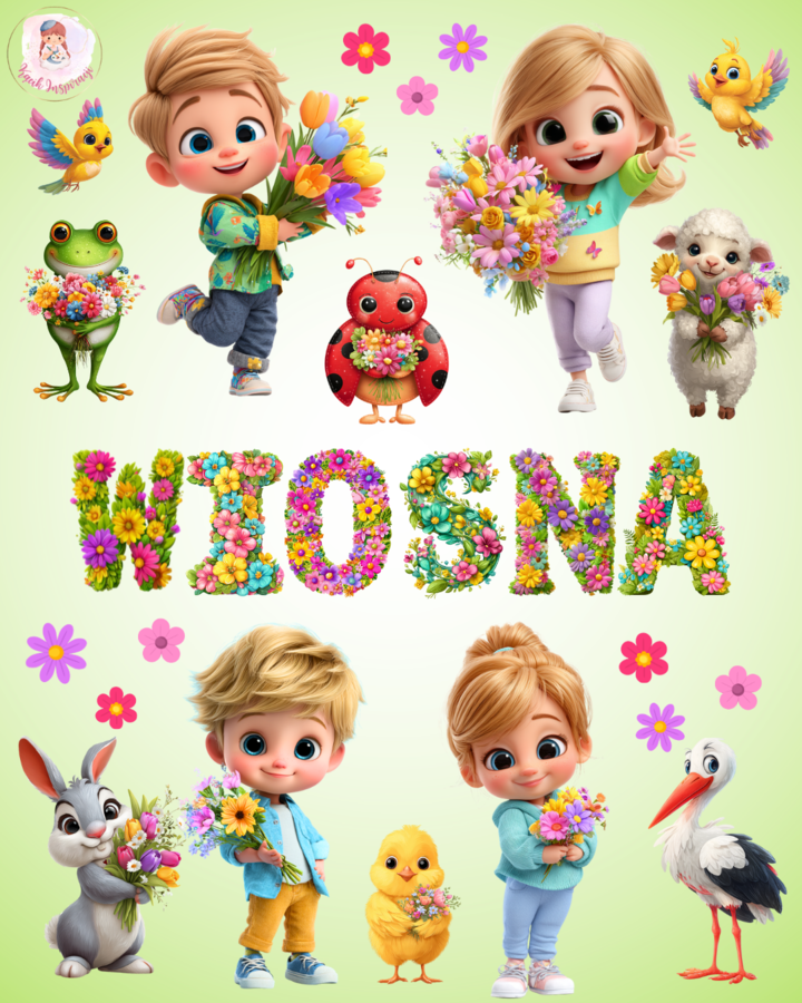 🌷 PAKIET DEKORACJI WIOSNA 🌷