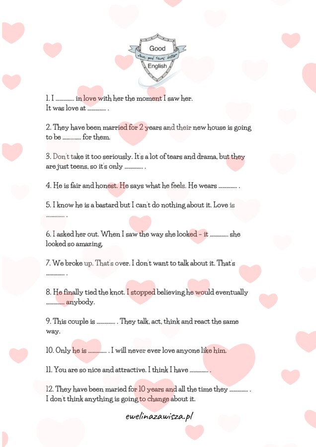 FULL OF LOVE E8 EXTENDED VALENTINE’S REVISION SET- zestaw z nagraniami