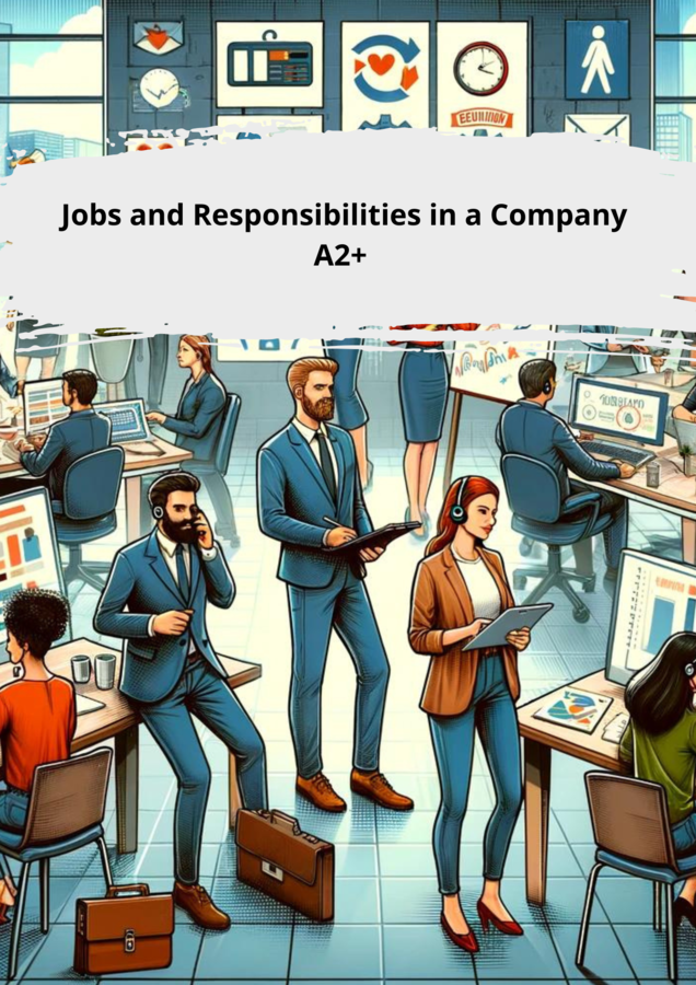 Business English. Jobs and Responsibilities in a Company A2+. Angielski dla dorosłych. Karty pracy.