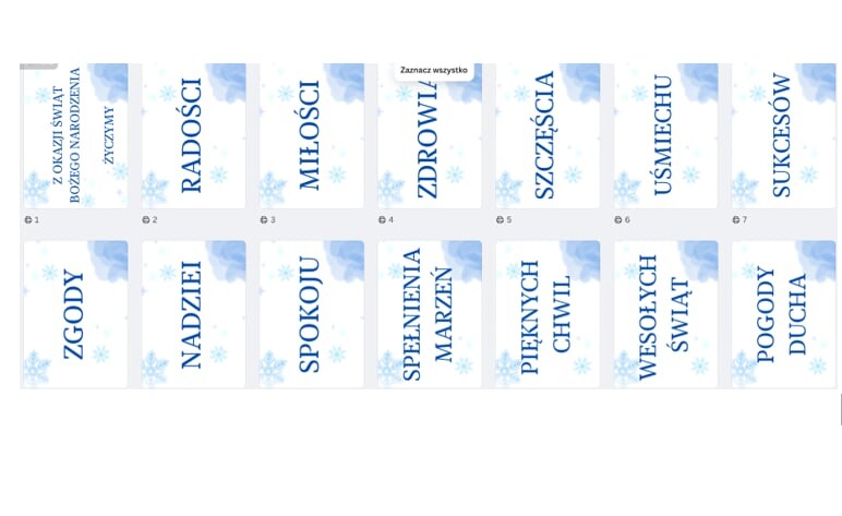 ŻYCZENIA ŚWIĄTECZNE na gazetkę