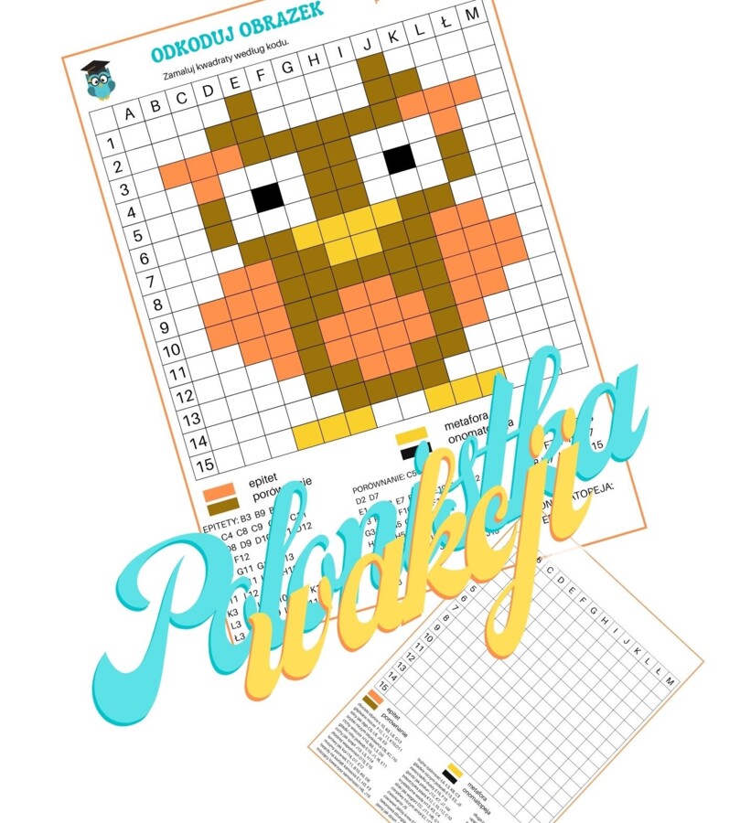 Odkoduj obrazek. Środki poetyckie.