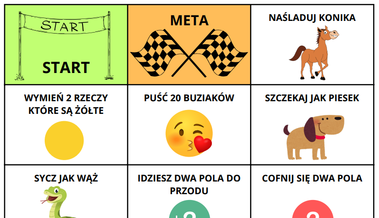 Zrób sam grę logopedyczną (sz, cz, s, c) DIY
