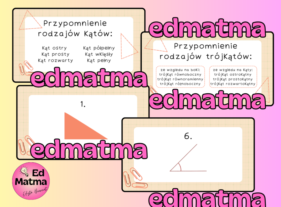Prezentacja, teleturniej - Jaki to kąt? Jaki to trójkąt?