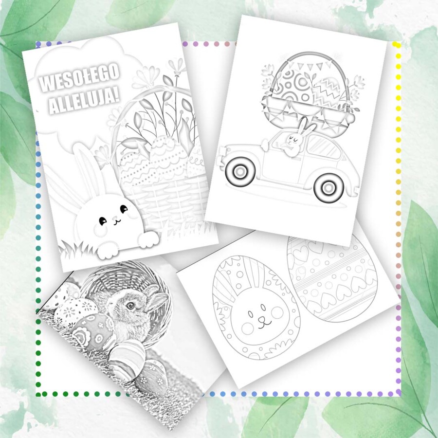 Kolorowanki wielkanocne